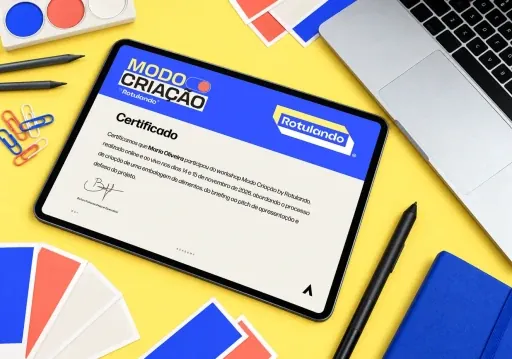 Certificado de participação no Workshop Modo Criação